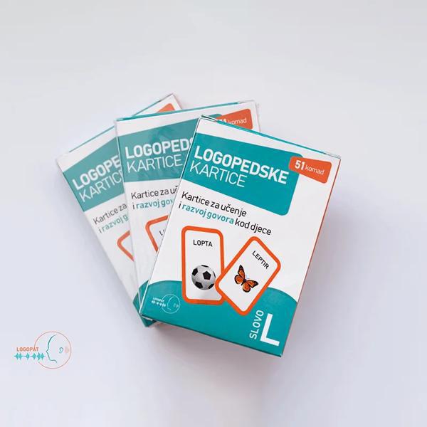 Logopedske kartice - slovo L